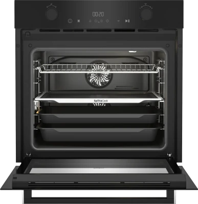 BEKO Oven  |  BBVM17400B  |  72 L  |  Electric  |  Hydrolytic  |  Electronic  |  Steam function  |  Height 59.5 cm  |  Width 59.4 cm  |  Black