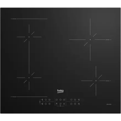 BEKO Hob  |  HII64200SFMT  |  Induction  |  Number of burners / cooking zones 4  |  Touch  |  Timer  |  Black