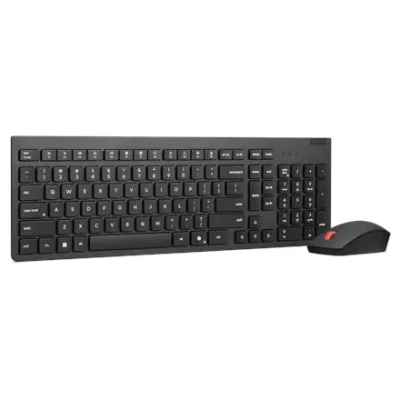Комплект беспроводной клавиатуры и мыши Lenovo Essential Gen2  |  Набор клавиатуры и мыши  |  Беспроводной  |  Мышь в комплекте  |  США  |  Черный