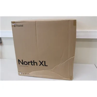 SALE OUT. Fractal Design North XL  |  Chalk White TG Clear  |  Mid-Tower  |  DAMAGED PACKAGING  |  Power supply included No