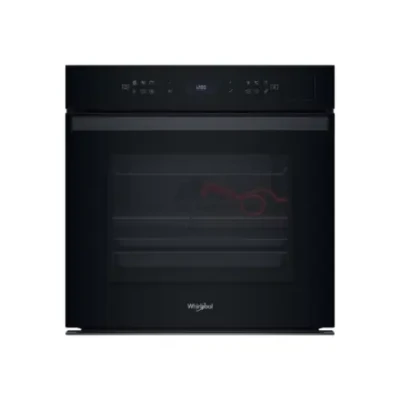 Whirlpool Oven  |  WOI6A8FPT1SBA  |  73 L  |  Electric  |  Pyrolytic / Hydrolytic  |  Electronic  |  Steam function  |  Height 59.7 cm  |  Width 59.5 cm  |  Black