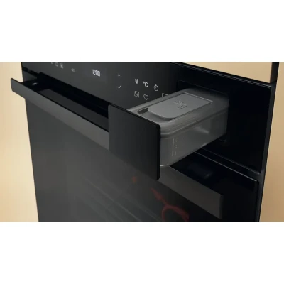 Whirlpool Oven  |  WOI6A8FPT1SBA  |  73 L  |  Electric  |  Pyrolytic / Hydrolytic  |  Electronic  |  Steam function  |  Height 59.7 cm  |  Width 59.5 cm  |  Black