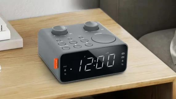 Muse Dual Alarm Clock Radio  |  M-17 LG  |  Alarm function  |  AUX in