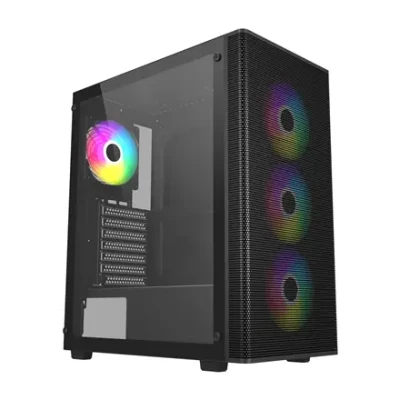 FSP Kaste  |  M220-BA  |  Melna  |  Mid Tower  |  Barošanas avots iekļauts Nē