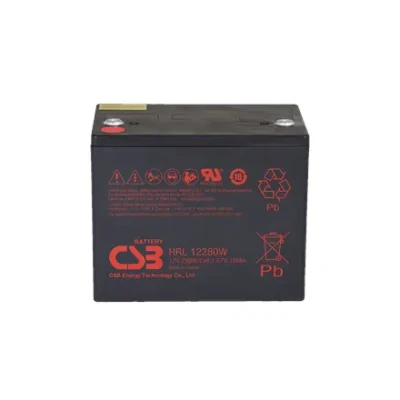 CSB Battery Battery 12V 6Ah 25W Pb F2  |  HRL1225W