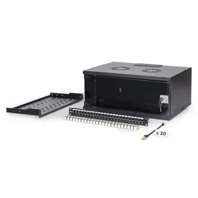 Digitus SOHO Pro network set, 483 mm (19") 4U, 540 x 400 mm  |  DN-49201-SET  |  Black
