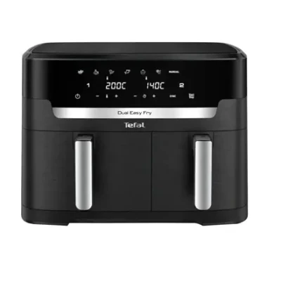 TEFAL  |  Easy Fry Dual XXL Air Fryer  |  EY942HE0  |  11 L  |  2700 W  |  Black
