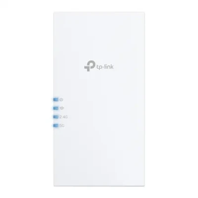TP-LINK BE3600 Dual-Band Wi-Fi 7 Range Extender  |  RE220BE  |  802.11ax  |  1000 Mbit / s  |  Ethernet LAN (RJ-45) ports 1  |  MU-MiMO No  |  no PoE  |  Antenna type 2x External