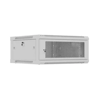 Lanberg Wall mounted installation cabinet 19" 4U 600X600  |  WF01-6604-23S  |  Grey