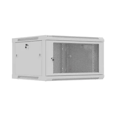 Lanberg Wall mounted installation cabinet 19" 9U 600X600  |  WF01-6606-23S  |  Grey