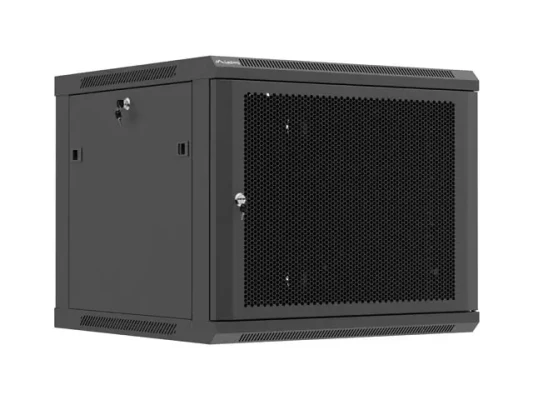 Lanberg Wall mounted installation cabinet 19" 9U 600X600  |  WF01-6609-23B  |  Black