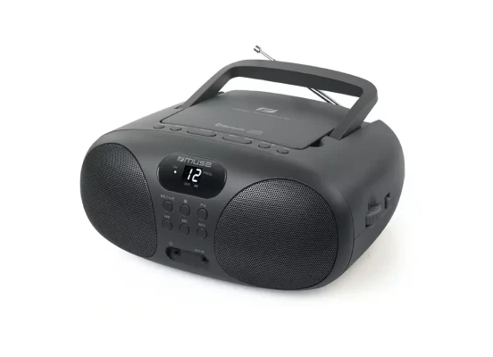 Muse portatīvais radio CD atskaņotājs ar Bluetooth  |  MD-208BT  |  AUX ieeja