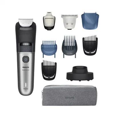 Philips  |  Beard Trimmer  |  BT7670 / 15 7000 Series  |  Cordless  |  Wet & Dry  |  Number of length steps 40  |  Silver / Black