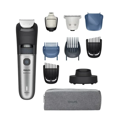Philips  |  Beard Trimmer  |  BT7670 / 15 7000 Series  |  Cordless  |  Wet & Dry  |  Number of length steps 40  |  Silver / Black