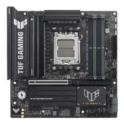 Asus TUF GAMING B850M-PLUS II  |  Procesora ģimene AMD  |  Procesora ligzda AM5  |  DDR5  |  Atbalstītās cieto disku saskarnes SATA, M.2  |  SATA savienotāju skaits 4