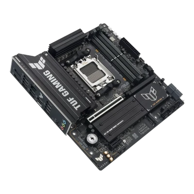 Asus TUF GAMING B850M-PLUS II  |  Procesora ģimene AMD  |  Procesora ligzda AM5  |  DDR5  |  Atbalstītās cieto disku saskarnes SATA, M.2  |  SATA savienotāju skaits 4