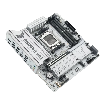 Asus TUF GAMING B850M-PLUS WIFI7 W  |  Procesoru ģimene AMD  |  Procesora slots AM5  |  DDR5  |  Atbalstītās cietā diska interfeisi SATA, M.2  |  SATA savienotāju skaits 4