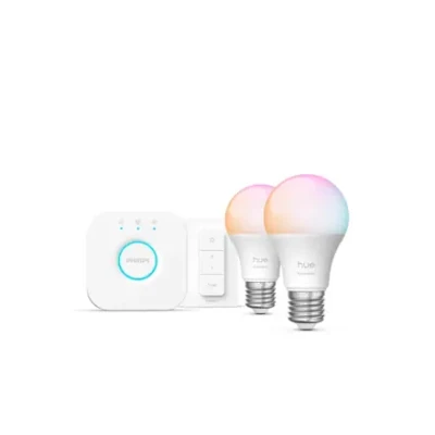 Philips Hue E WCA 806 A60 2kit SW EU  |  E27  |  8 W  |  16 million colors, White and colored light