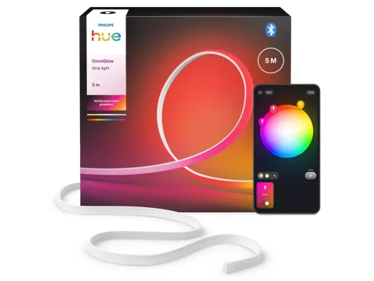 Philips Hue OmniGlow Lightstrip 5 m  |  40 W  |  Bluetooth, Zigbee