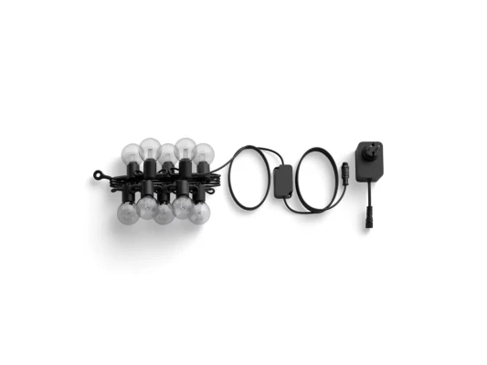 Philips Hue Festavia Globe Outdoor Fairy Lights, 7 m  |  30 W  |  Bluetooth, Zigbee