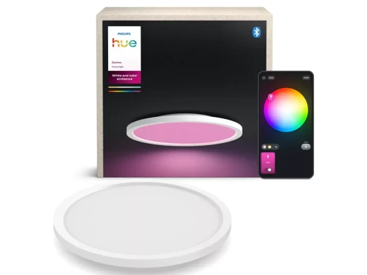 Philips Hue Surimu round panel light, 39.5 cm  |  Bluetooth, Zigbee
