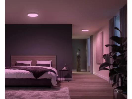 Philips Hue Surimu round panel light, 39.5 cm  |  Bluetooth, Zigbee
