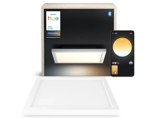 Philips Hue Aurelle square panel light, White  |  2200-6500 Hue White Ambiance
