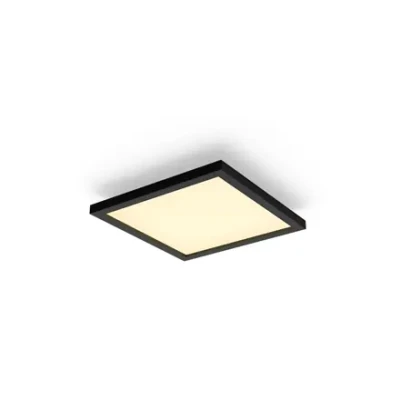 Philips Hue Aurelle square panel light, Black  |  2200-6500 Hue White Ambiance