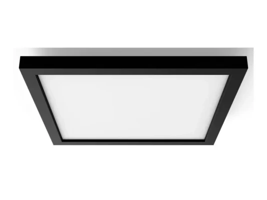 Philips Hue Aurelle square panel light, Black  |  2200-6500 Hue White Ambiance