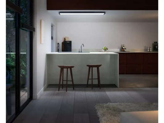 Philips Hue Aurelle rectangular panel light, Black, 120 x 30 cm  |  2200-6500 Hue White Ambiance