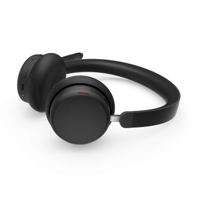 Lenovo divu režīmu bezvadu ANC austiņas 6550 (USB-A, Teams)  |  4XD1S19777  |  Iebūvēts mikrofons  |  Bluetooth  |  Melns