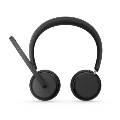 Lenovo divu režīmu bezvadu ANC austiņas 6550 (USB-A, Teams)  |  4XD1S19777  |  Iebūvēts mikrofons  |  Bluetooth  |  Melns