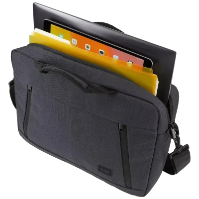 Case Logic Huxton  |  Fits up to size 14 "  |  Laptop attaché  |  Black  |  Shoulder strap