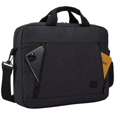 Case Logic Huxton  |  Fits up to size 14 "  |  Laptop attaché  |  Black  |  Shoulder strap