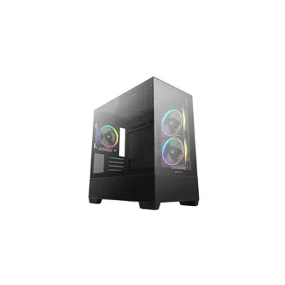Deepcool Case  |  CG380 3F  |  Black  |  Micro ATX  |  Power supply included No