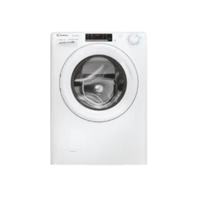 Candy Washing machine  |  CO4 374TWM6 / 1-S  |  Energy efficiency class A  |  Front loading  |  Washing capacity 7 kg  |  1300 RPM  |  Depth 45.4 cm  |  Width 60 cm  |  Display  |  4-digit  |  Direct drive  |  Wi-Fi  |  White