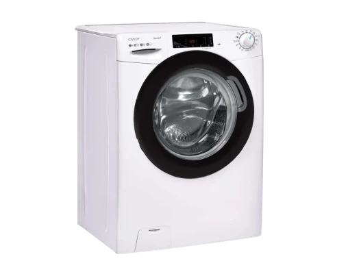 Candy Washing Machine  |  CSS 127TWB5 / 1-S  |  Energy efficiency class A  |  Front loading  |  Washing capacity 7 kg  |  1200 RPM  |  Depth 54 cm  |  Width 60 cm  |  Display  |  2-digit  |  Steam function  |  White