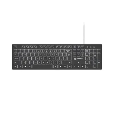 Natec Herring Glow  |  Keyboard  |  Wired  |  US  |  Black  |  USB Type-A