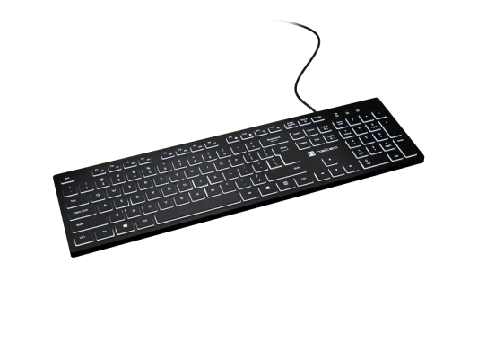Natec Herring Glow  |  Keyboard  |  Wired  |  US  |  Black  |  USB Type-A