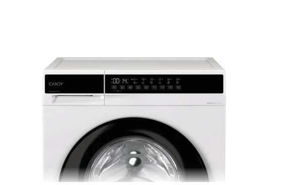 Candy Washing machine  |  EY 26SB7-S  |  Energy efficiency class A  |  Front loading  |  Washing capacity 6 kg  |  1200 RPM  |  Depth 47 cm  |  Width 60 cm  |  Display  |  LED  |  White