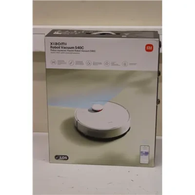 РАСПРОДАЖА. Xiaomi Robot Vacuum S40C EU  |  РАСПРОДАЖА. Xiaomi Robot Vacuum S40C EU  |  Wet&Dry  |  2600 mAh  |  Dust capacity 0.52 L  |  5000 Pa  |  White  |  DAMAGED PACKAGING