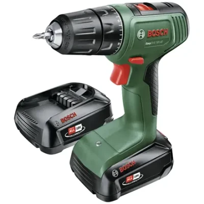 BOSCH Cordless Drill Driver EasyDrill 18V-40, 2 x 2.0 Ah