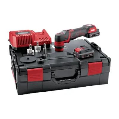 FLEX  |  Viedā bezvadu pulēšanas mašīna 12 V, rotējoša un nejauša orbīta  |  PXE 80 12-EC / 2.5 SET