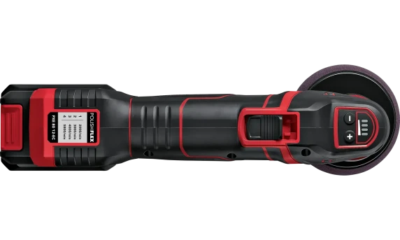 FLEX  |  Viedā bezvadu pulēšanas mašīna 12 V, rotējoša un nejauša orbīta  |  PXE 80 12-EC / 2.5 SET