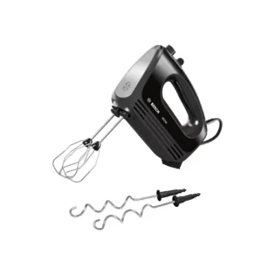 Bosch Hand Mixer  |  MFQ2420B CleverMixx  |  Hand Mixer  |  400 W  |  Number of speeds 4  |  Turbo mode  |  Black