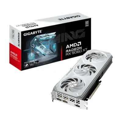 Gigabyte Radeon RX 9060 XT GAMING OC ICE 16G  |  AMD  |  16 GB  |  Radeon RX 9060 XT  |  GDDR6  |  HDMI portu skaits 1  |  PCI-E 5.0