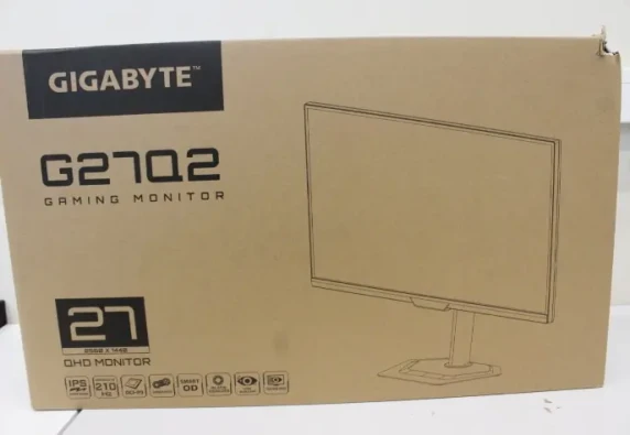 Gigabyte SALE OUT.  |  G27Q2 EK  |  27 "  |  SS IPS  |  QHD  |  16:9  |  200 Hz  |  0.5 ms  |  2560 x 1440 pixels  |  350 cd / m²  |  HDMI ports quantity 2  |  Black  |  Warranty 36 month(s)  |  DAMAGED PACKAGING