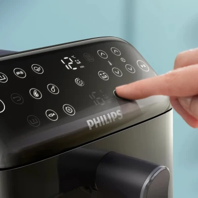 Philips  |  Dual Basket Airfryer 4000 Series  |  NA462 / 70  |  10 L  |  2750 W  |  Black