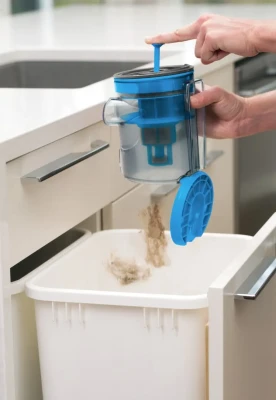 Bissell All-in-one Vacuum and Steam Mop  |  Vac & Steam  |  Power 1600 W  |  Water tank capacity 0.4 L  |  Titanium / Bossanova Blue