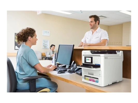 Epson WorkForce Pro EM-C800RDWF  |  Inkjet  |  Colour  |  4-in-1  |  A4  |  Wi-Fi
